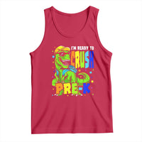 I am Ready To Crush Pre-K Dinosaur Tank Top Cool First Day of School Boy