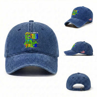I am Ready To Crush Pre-K Dinosaur Washed Cotton Baseball Cap Cool First Day of School Boy
