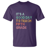 It's A Good Day To Teach 5th Grade T Shirt Vintage Back to School - Wonder Print Shop