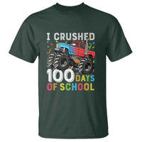 100 Days of School Monster Truck T Shirt Boys 100th Day Celebration - Wonder Print Shop