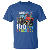 100 Days of School Monster Truck T Shirt Boys 100th Day Celebration - Wonder Print Shop