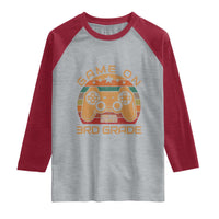 Game On First Day of 3rd Grade Raglan Shirt Funny Gamer Back to School Kids Gift