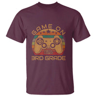 First Day of 3rd Grade T Shirt Game On Gamer Back to School Gift - Wonder Print Shop