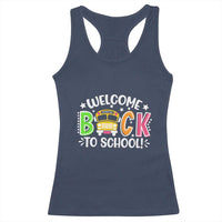 Welcome Back to School Bus Driver Racerback Tank Top First Day for School Gifts