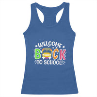 Welcome Back to School Bus Driver Racerback Tank Top First Day for School Gifts