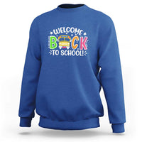 Welcome Back to School Sweatshirt First Day for School Bus Driver - Wonder Print Shop