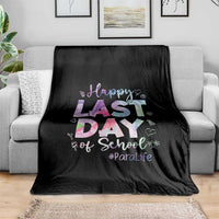 Para Life Beach Mode Throw Blanket Funny Last Day of School Summer Vacation Gift