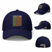 Master Builder 100 Days of School Baseball Cap Funny Toy Building Blocks Gift