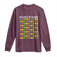 Master Builder 100 Days of School Long Sleeve Shirt Funny Toy Building Blocks Gift