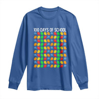 Master Builder 100 Days of School Long Sleeve Shirt Funny Toy Building Blocks Gift
