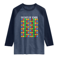Master Builder 100 Days of School Raglan Shirt Funny Toy Building Blocks Gift