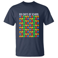 Funny 100 Days of School T Shirt Master Builder Building Blocks - Wonder Print Shop
