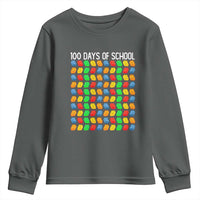 Master Builder 100 Days of School Youth Sweatshirt Funny Toy Building Blocks Gift