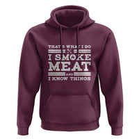 Funny Pitmaster Hoodie I Smoke Meat BBQ Smoker Grill Gift - Wonder Print Shop