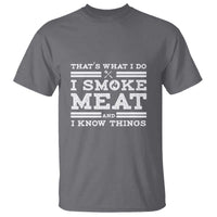 Funny Pitmaster T Shirt I Smoke Meat BBQ Smoker Grill Gift - Wonder Print Shop