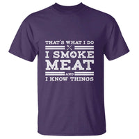 Funny Pitmaster T Shirt I Smoke Meat BBQ Smoker Grill Gift - Wonder Print Shop