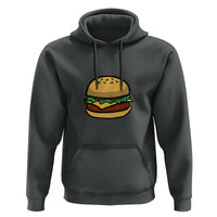 Hamburger Cheese BBQ Hoodie Cheeseburger Emoticon - Wonder Print Shop