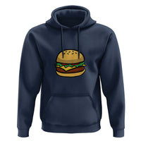 Hamburger Cheese BBQ Hoodie Cheeseburger Emoticon - Wonder Print Shop
