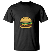 Hamburger Cheese BBQ T Shirt Cheeseburger Emoticon - Wonder Print Shop