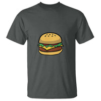 Hamburger Cheese BBQ T Shirt Cheeseburger Emoticon - Wonder Print Shop