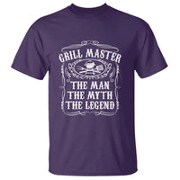 Master Legend BBQ Smoker T Shirt Grilling Enthusiast Gift, Funny BBQ Tee, Comfortable Cotton - Wonder Print Shop