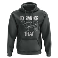 Chef Butcher Smoke Funny Hoodie BBQ Grilling Gift, Comfortable Cotton Tee, Humor Design - Wonder Print Shop