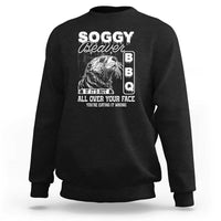 Soggy Beaver Funny BBQ Sweatshirt Humorous Eating Design, Comfortable Cotton Tee, Unique Gift - Wonder Print Shop