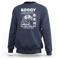 Soggy Beaver Funny BBQ Sweatshirt Humorous Eating Design, Comfortable Cotton Tee, Unique Gift - Wonder Print Shop