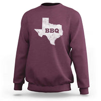 Vintage Retro Texas BBQ Sweatshirt State Pride Barbecue Graphic, Soft Cotton Tee, Classic Design - Wonder Print Shop