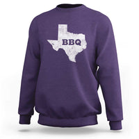 Vintage Retro Texas BBQ Sweatshirt State Pride Barbecue Graphic, Soft Cotton Tee, Classic Design - Wonder Print Shop