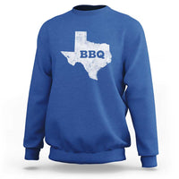 Vintage Retro Texas BBQ Sweatshirt State Pride Barbecue Graphic, Soft Cotton Tee, Classic Design - Wonder Print Shop