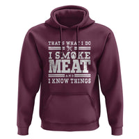 Funny Pitmaster BBQ Hoodie I Smoke Meat Smoker Grill Gift - Wonder Print Shop