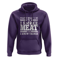 Funny Pitmaster BBQ Hoodie I Smoke Meat Smoker Grill Gift - Wonder Print Shop