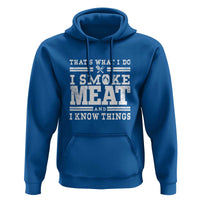 Funny Pitmaster BBQ Hoodie I Smoke Meat Smoker Grill Gift - Wonder Print Shop