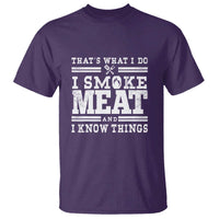 Funny Pitmaster BBQ T Shirt I Smoke Meat Smoker Grill Gift - Wonder Print Shop