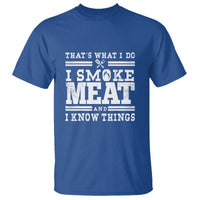 Funny Pitmaster BBQ T Shirt I Smoke Meat Smoker Grill Gift - Wonder Print Shop
