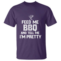 Feed Me BBQ And Tell Me I'm Pretty - Funny Grill BBQ T Shirt - Wonder Print Shop