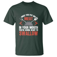 Funny BBQ Joke T Shirt Meat in Your Mouth Dirty Adult Gift - Wonder Print Shop