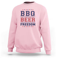 Patriotic BBQ Sweatshirt Beer, Freedom, and BBQ Design - Wonder Print Shop