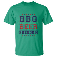 Patriotic BBQ T Shirt Beer, Freedom, and BBQ Design - Wonder Print Shop