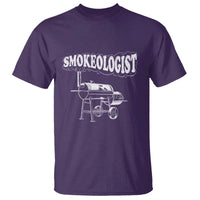 Smokeologist T Shirt Funny Pitmaster BBQ Smoker Grilling Gift - Wonder Print Shop
