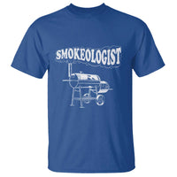 Smokeologist T Shirt Funny Pitmaster BBQ Smoker Grilling Gift - Wonder Print Shop