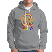 LGBT Hoodie Pico De Gayo Mexican Food with Rainbow - Wonder Print Shop