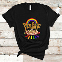 LGBT T Shirt Pico De Gayo Mexican Food with Rainbow - Wonder Print Shop
