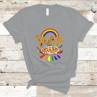 LGBT T Shirt Pico De Gayo Mexican Food with Rainbow - Wonder Print Shop