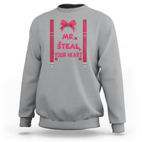 Funny Mr. Steal Your Heart Valentines Day For Boys Men Gifts Sweatshirt - Wonder Print Shop