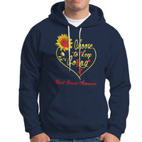 Choose To Keep Going Heart Disease Awareness Hoodie - Wonder Print Shop