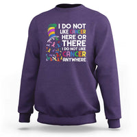 I Do Not Like Cancer Here or There - Funny Cancer Awareness Sweatshirt - Wonder Print Shop