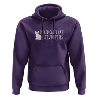 Overeducated Cat Lady Who Votes - Feminist Women's Rights Hoodie Funny Feminism