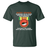 Agent Orange Awareness T Shirt Agent Orange Remember Our Sacrifice - Patriotic Veterans Day Gift for U.S. Veteran Dad or Grandpa - Wonder Print Shop